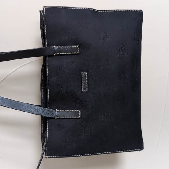 Dooney & Bourke ♣️ Black Canvas/ Leather Tote-Satchel - Picture 12 of 17